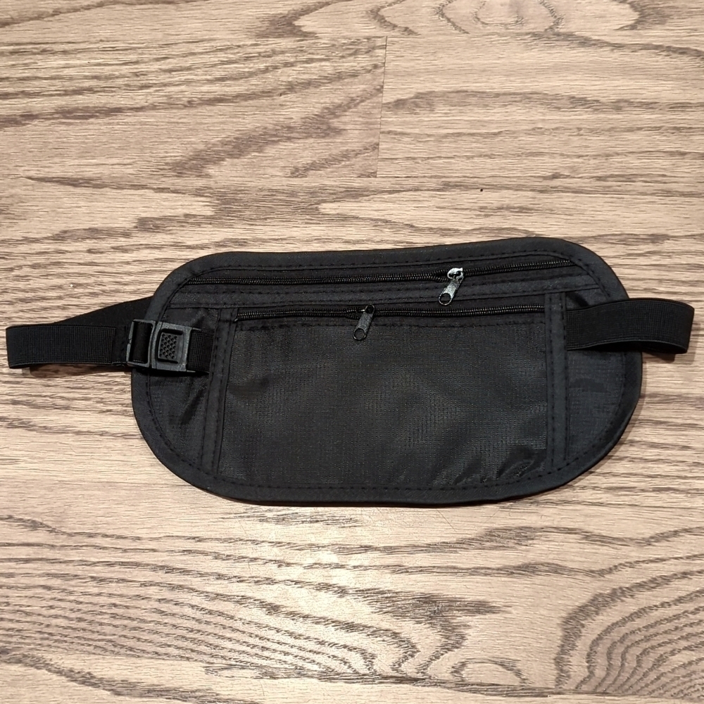 Waist Carry Bag Fanny Pack Black One Size